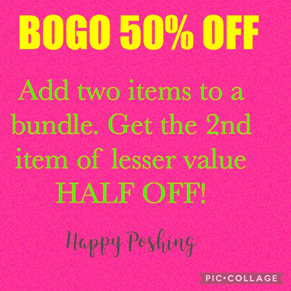 BOGO 1/2 Off Sale